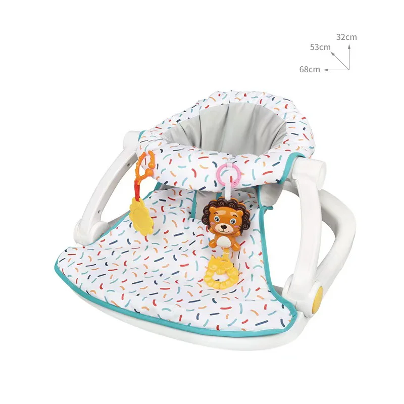 Comfortable Soft Cushion Cute Animal Baby Chair best Design Soft Rocking Lamb