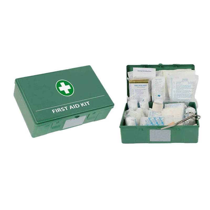 Ce Iso Wall Mounted Abs First Aid Kit Medicine Box with Medical Supplies for Car Home Outdoor Workplace