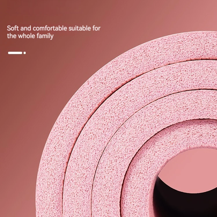 Custom printed eco-friendly NBR gym durable washable anti slip traveling colourful yoga mats for women pilates