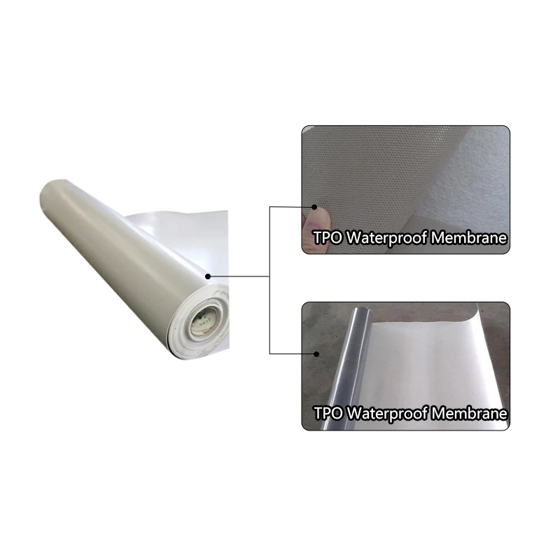 Водоотталкивающая мембрана из полиуретана белого цвета с открытой крышей от производителя oflige