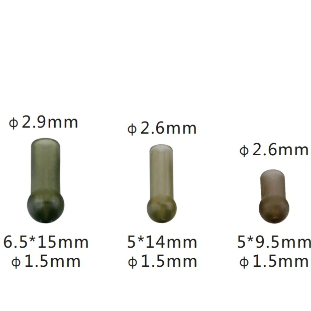 rubber green color buffer ball carp fishing accessories