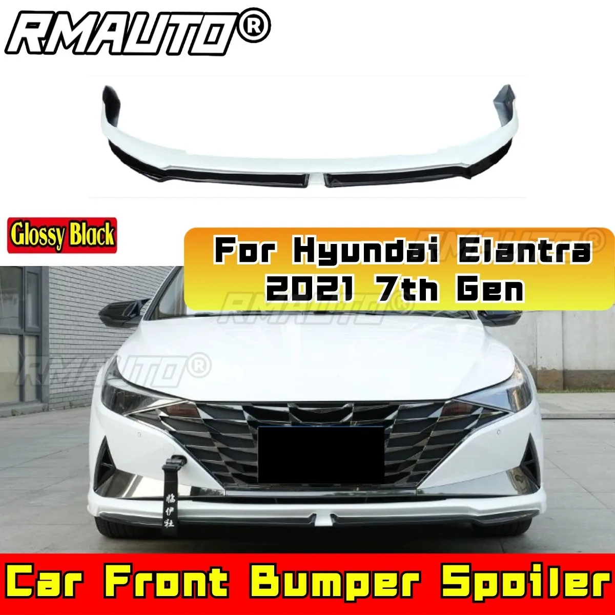 Спойлер заднего багажника для Hyundai Elantra 2021 7-го поколения