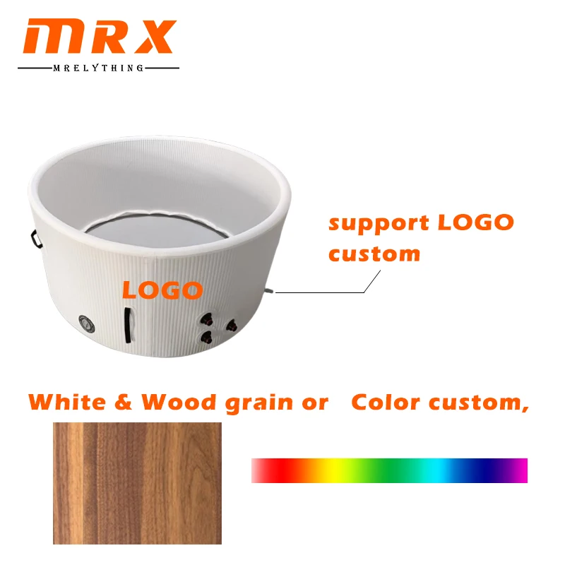 MRX high quality wholesale massage foldable 220v /110v hot water pools tub inflatable jacuzzi hot spa tub