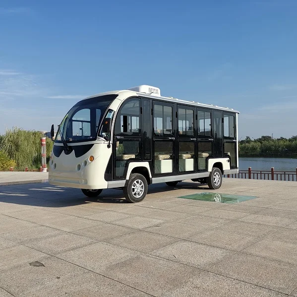 Off Road China Electric Enclosed Sightseeing Tour Buses Car
