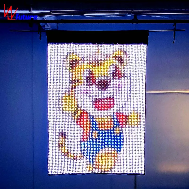 LED 5400 Pixel Visual Flag Video Text Display  Entertainment Advertisement use