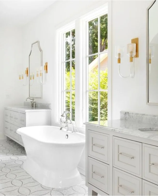 Vanity Wall Lights Gold Wall Lamp Glass Bathroom Light Fixtures for Mirror Living Room Bedroom Hallway Double Wall Sconce