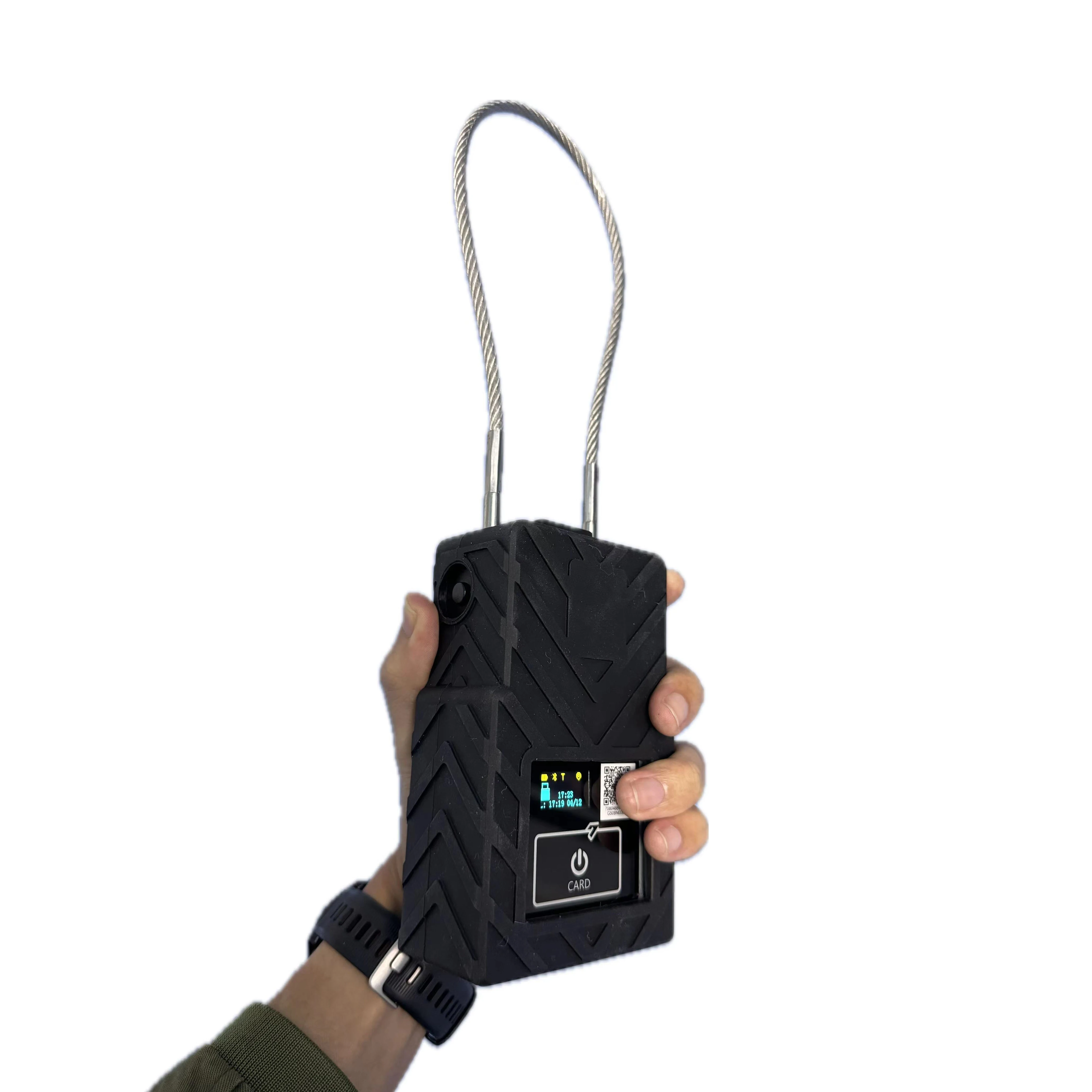 G508N GPS BDS трекер eseal проводной навесной замок Smart E Замок для грузовика прицепа поезда масляного бака корабля автомобиля