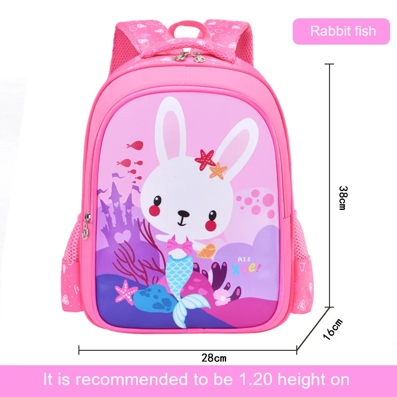 2022 New  Factory Children Book Bag Cartoon Dinosaur Unicorn Boys Girls Primary Student Cute School Backpack