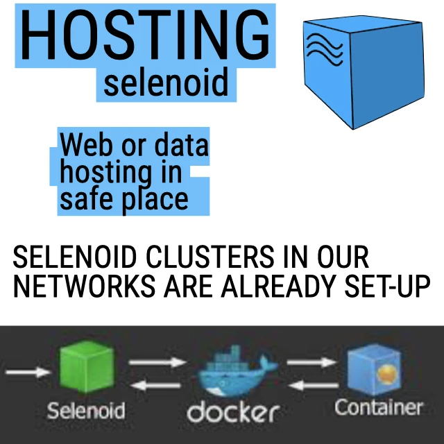 
Server hosting for Selenium/Selenoid deployment 