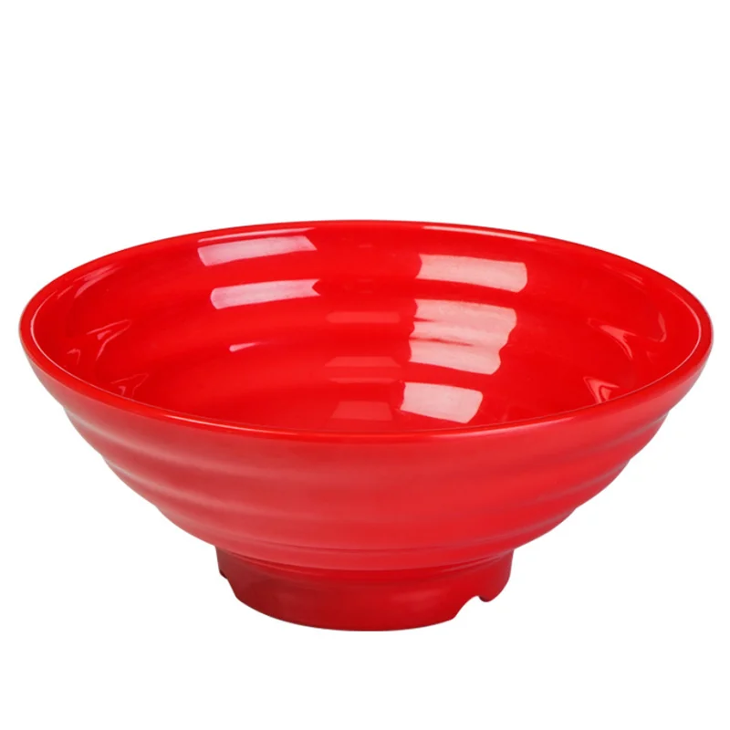 High quality restaurant black japanese melamine serving bowl