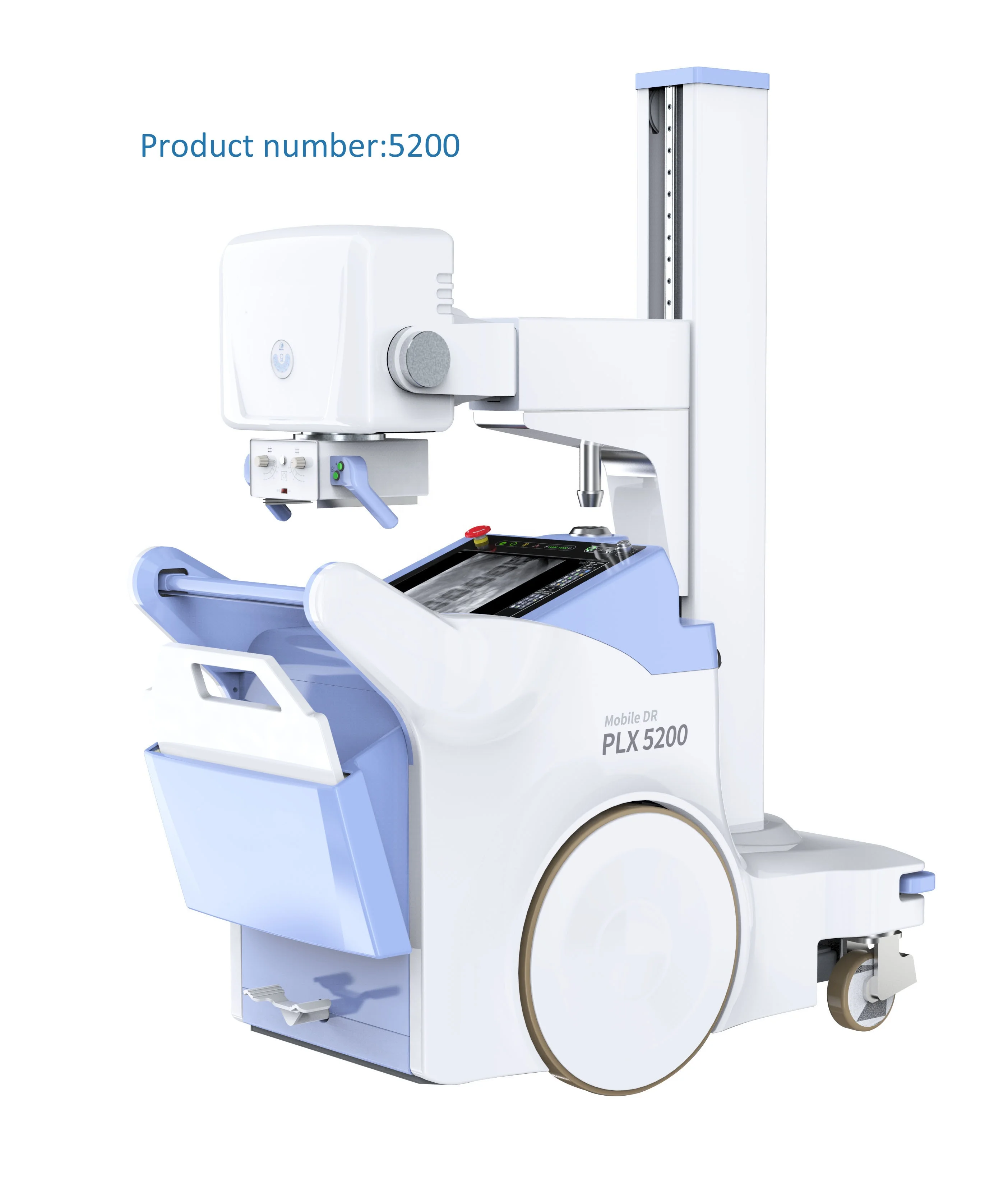 Портативный цифровой X-ray машина/высокочастотная Мобильная DR медицинский рентгеновский аппарат