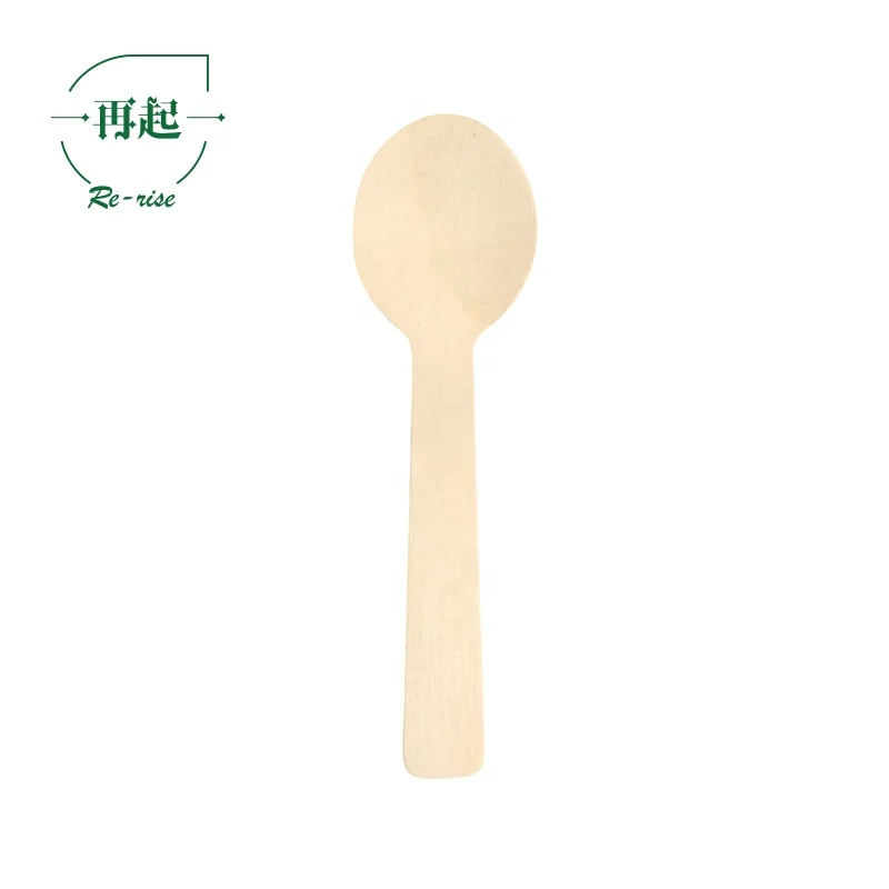 
Double Eleven Holiday 140mm Dispos Wood Spoon, Spork, Fork and Knife Set 