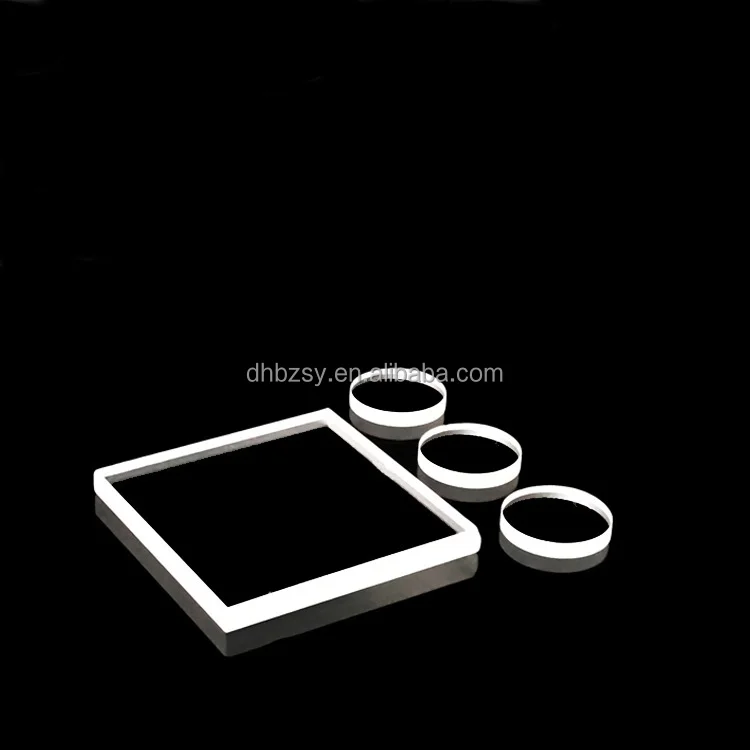 Quartz glass sheet 35 * 10 * 1 / 2mm JGS1 high temperature resistant fine polished high permeability quartz coated substrate