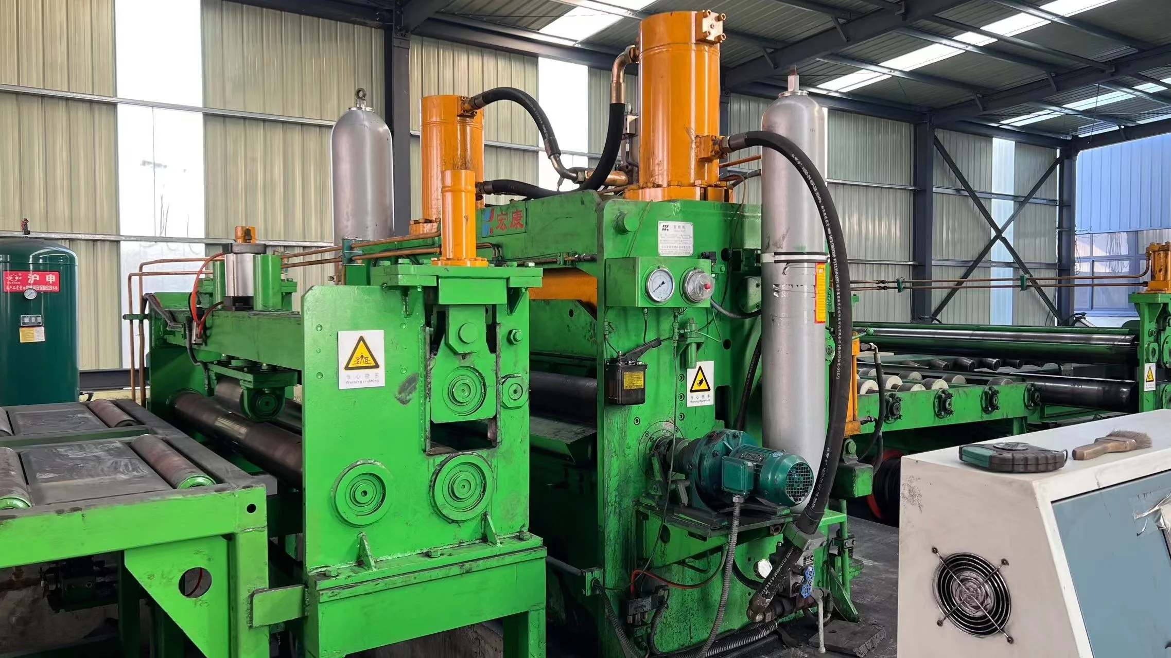 Automatic Steel Coil Double Head Uncoiler levelling Metal Sheet Cutter Straightening Flat Shearing Machine Cut To Length Line