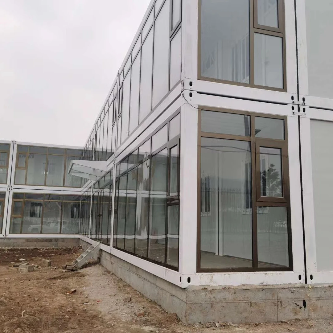 China Modern 2 Stories Prefab Light Steel Loft Trailer Travel Mobile Modular Mini Tiny House