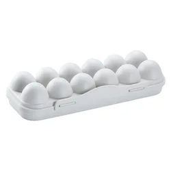Sanwei Best Selling Custom Cheap Stackable Transparent Refrigerator Plastic Egg Storage Trays Egg Box