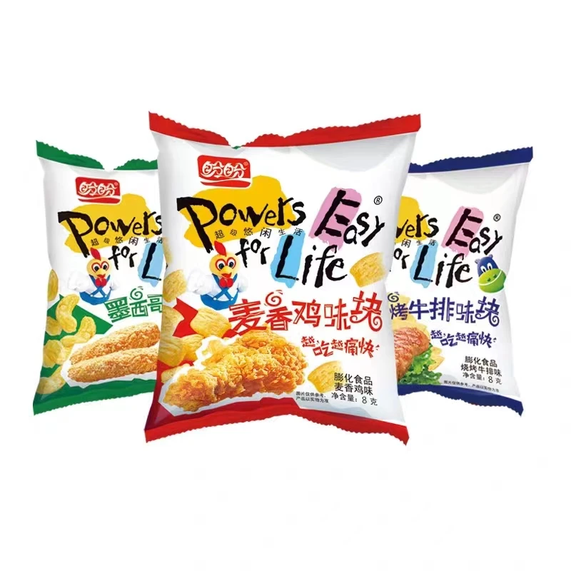 Hot selling Puffed Food Healthy Snacks Healthy Snacks For Kids Panpan 105g Maixiang Chicken Flavor