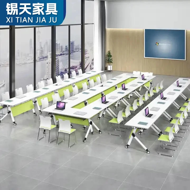 XTZDZ-018 wooden office furniture meeting desk conference room tables chairs set modern conference table office meeting table