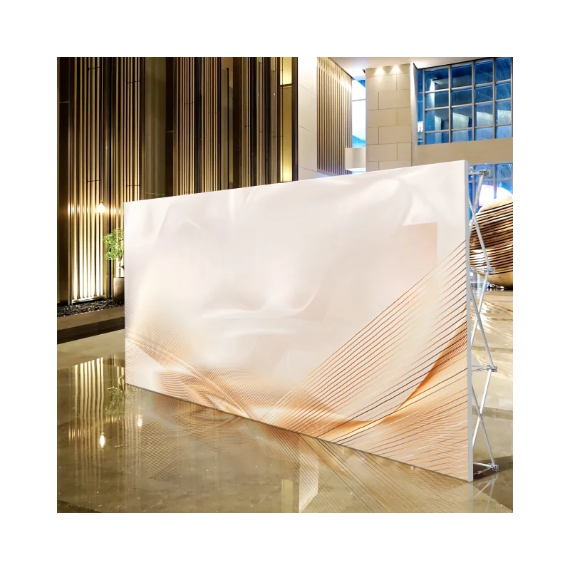 Tension Fabric Backdrop Pop Up Banner Trade Show Folding Popup Banner Advertising Exhibition Pop Up Banner