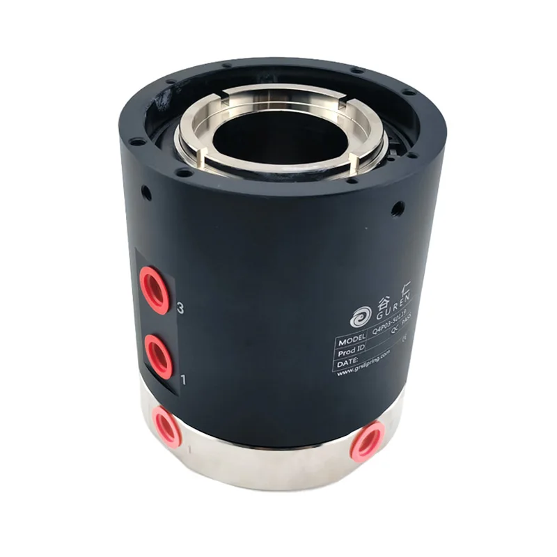 360 degree rotating air joint large aperture pneumatic slip ring high sealing air guide ring