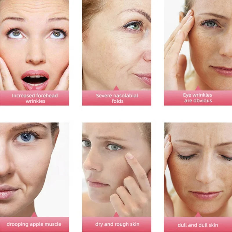 Free Sample Skin Care Hyauloronic Collagen Niacinamide 4 in 1 Face Serum Vitamin C Facial Serum