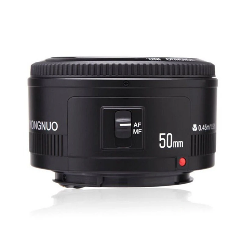 Объектив YONGNUO YN 50 мм f/1,8 AF, объектив YN 50 мм с автофокусом и апертурой для DSLR-камер Nikon D3100 d5000D 5500 D3400