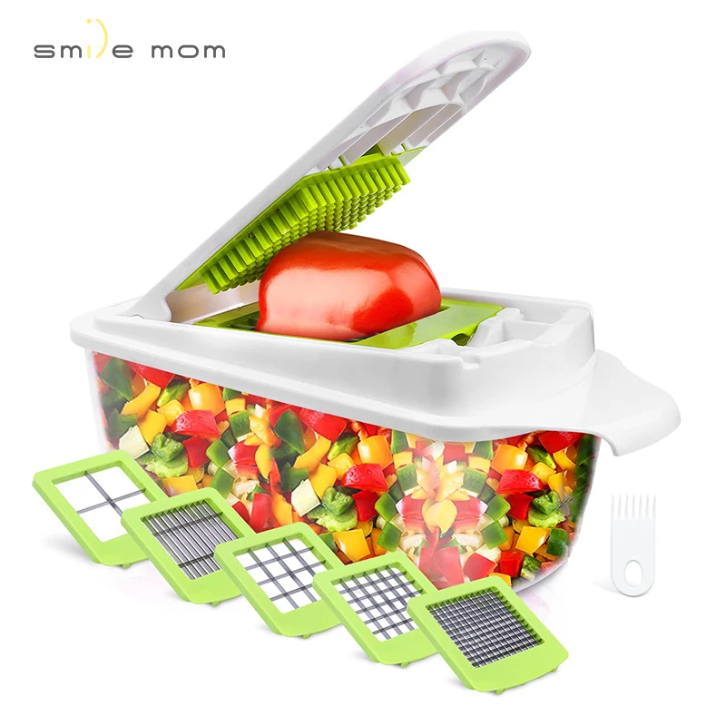 Kitchen multi- function manual vegetable chopper mandoline slicer onion potato dicer