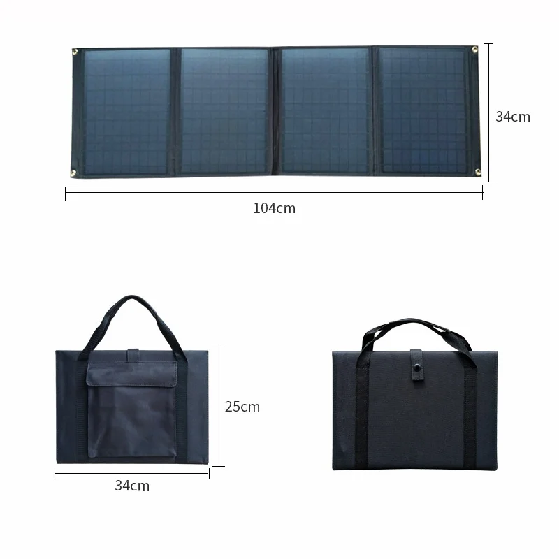 SPOT Outdoor portable  Solar charging folding bag monocrystalline photovoltaic panels for camping