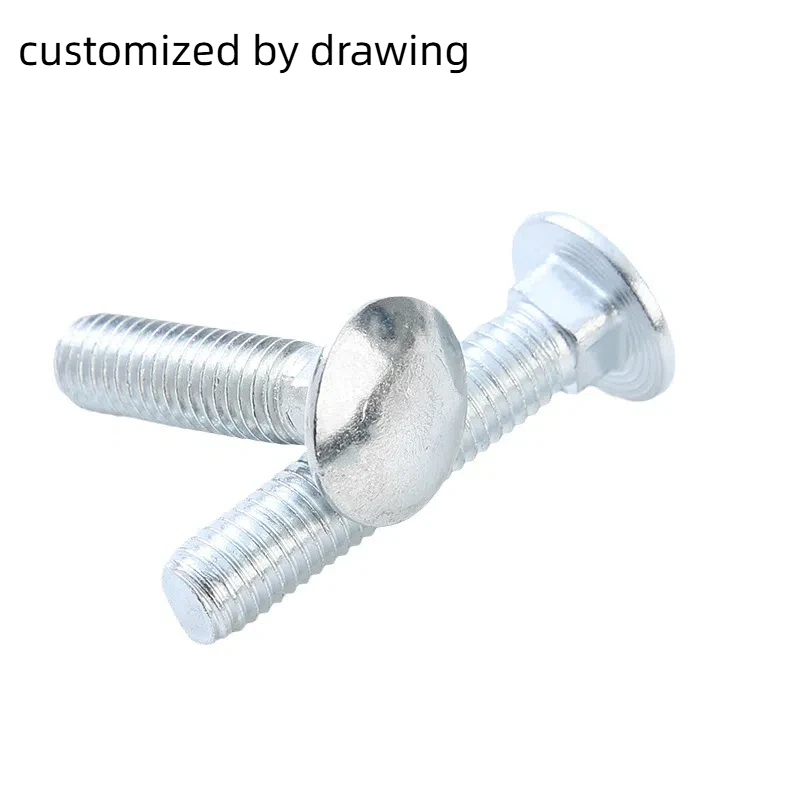 Din 603 304 Stainless Steel Polishing Cup Mshroom Head Square Neck Carriage Bolts Coach Bolts