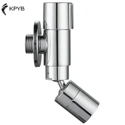 Mop pool faucet wall mounted all copper splash proof extended universal rotary balcony bathroom extra short universal small fauc