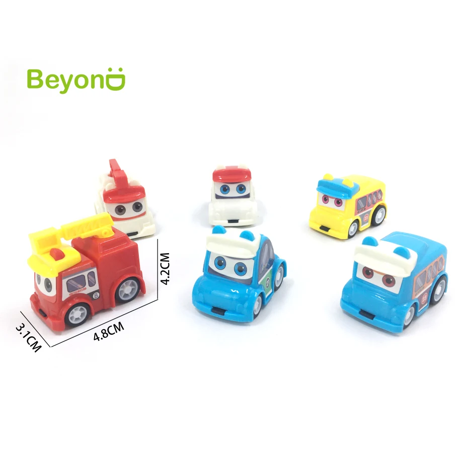 Mini pull back universal fire car, engineering car, bus toy car boy toy child kid girl car birthday promotional gift
