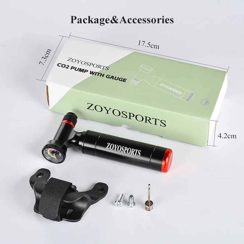 Portable Co2 Pump Cartridge Adapter Bicycle Accessories Co2 Pump Cartridge Adapter Fv Av Compatible Co2 Pump Cartridge Adapter