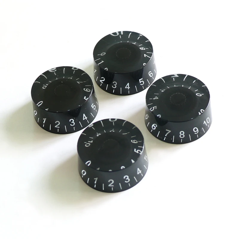 Black LP Speed Guitar Knobs For Tone Volume Control To Electric guitar spare parts online shopping store