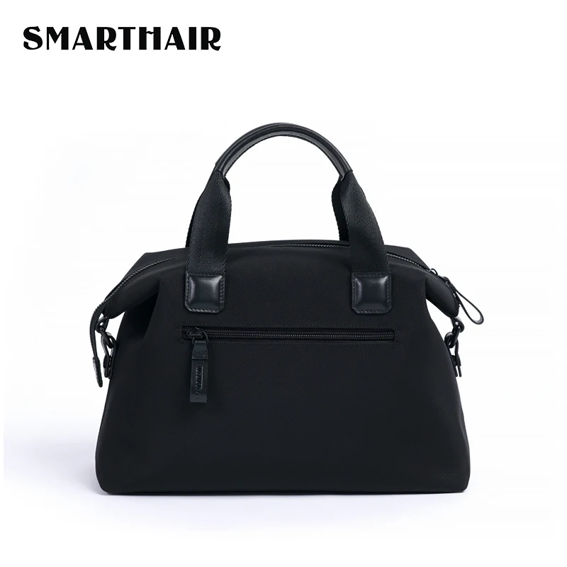 SMARTHAIR Black Nylon oxford material  waterproof shoulder bag high quality travel handbag in storage  for women