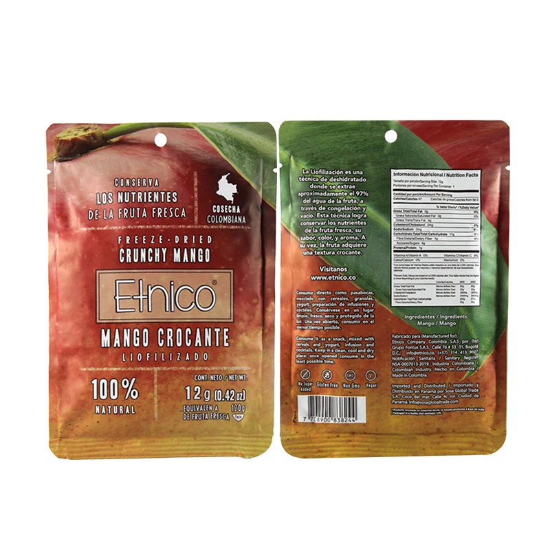 Freeze-Dried Mango Healthy Low Sugar Dried Fruit Crunchy Dry Fruit Snack Dried Tropical Druits Mango