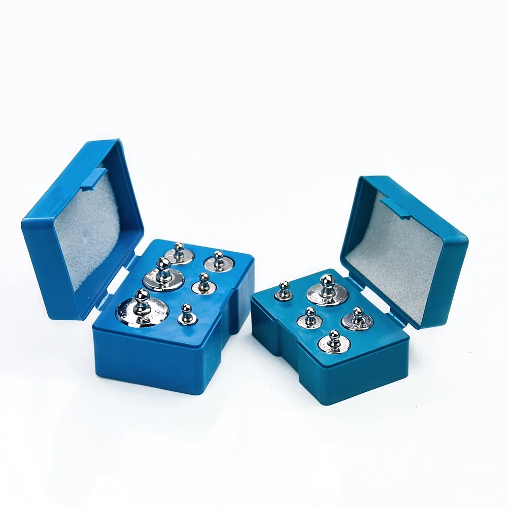 High Precision Calibration Balance Weight Jewelry Scale Weight Set 100g 200g with Tweezers Student Test Equipment Teaching Tools