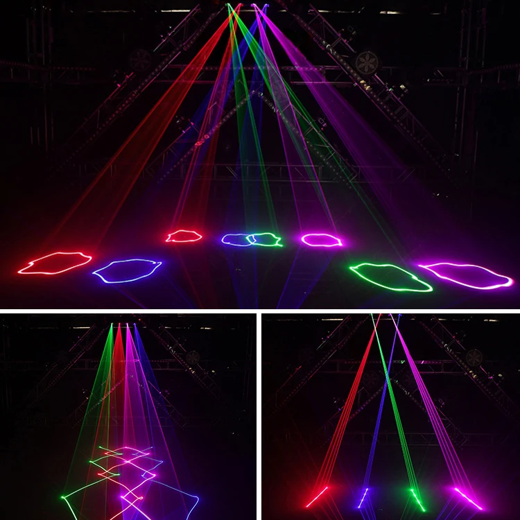 Big Dipper B102RGB/4 four-eye RGBV 560mW laser projector with more than 100 patterns of beam effect