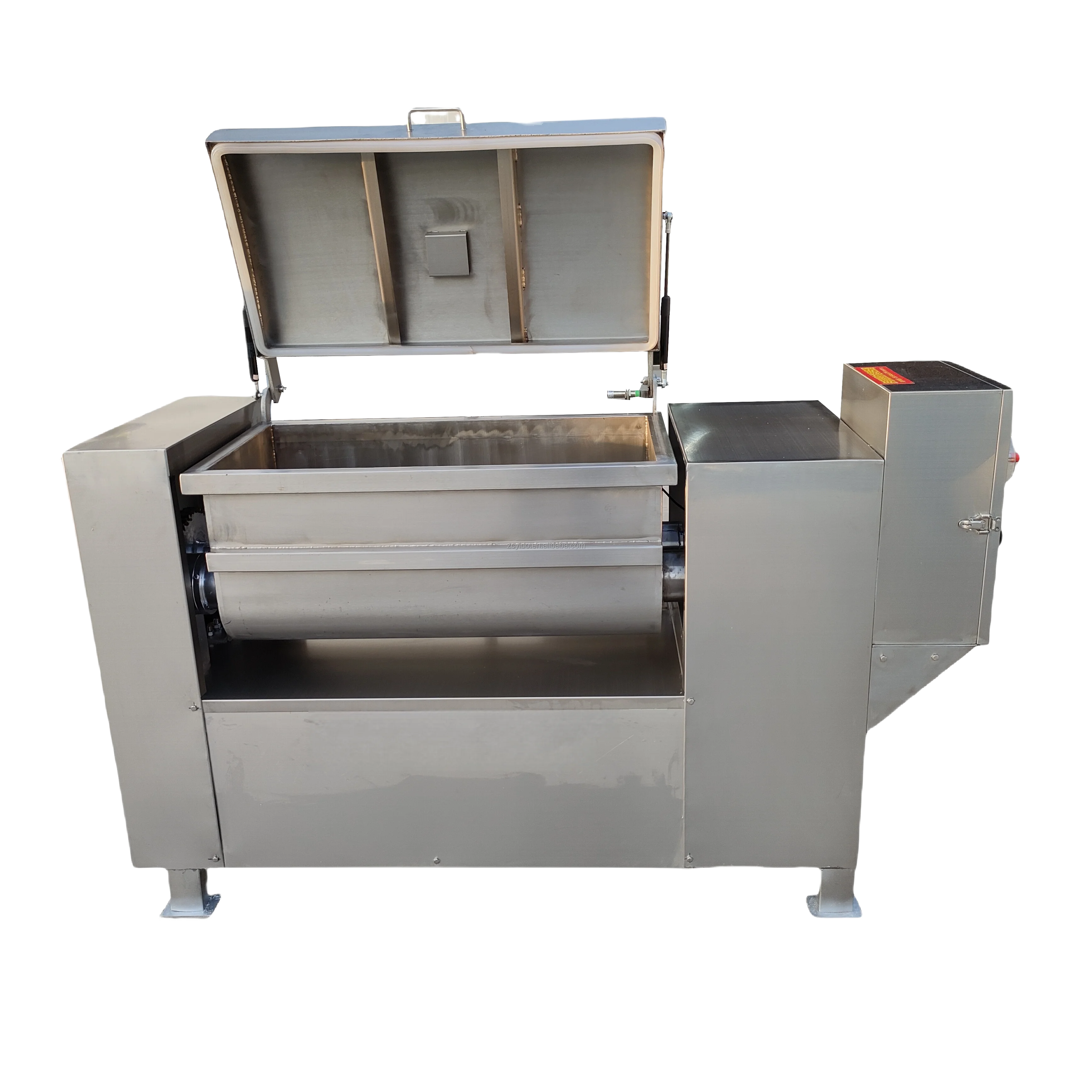 Commercial Electric Meat Sausage Mixer Vegetable Stuffing Mixing Machine 300L Vacuum Meat Mixer meat processing equipment