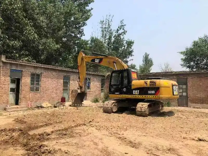 Оптовая продажа б/у гусеничный экскаватор CAT320D CAT320 для строительной