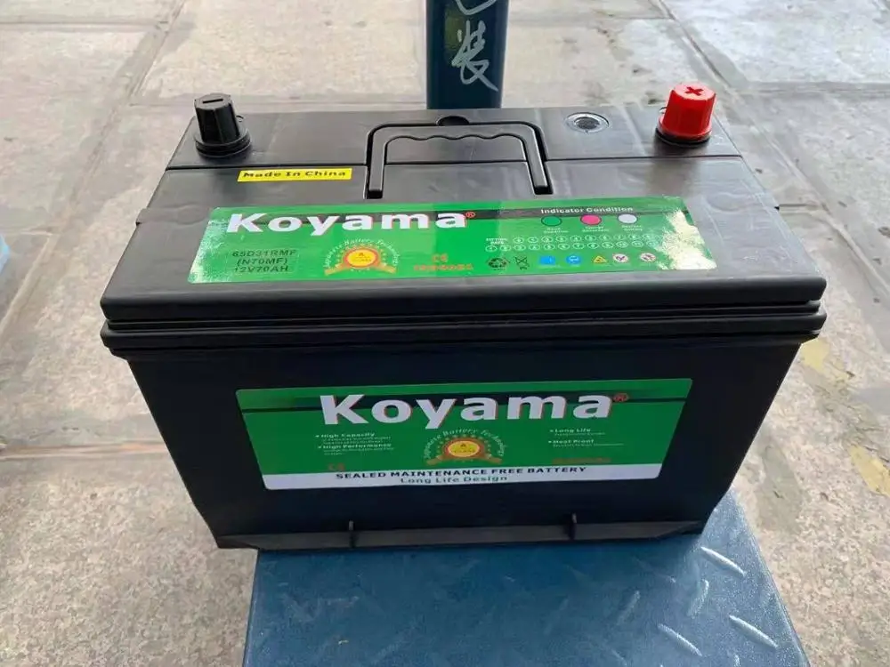 12V70Ah Maintenance Free N70MF Car Battery sealed Lead