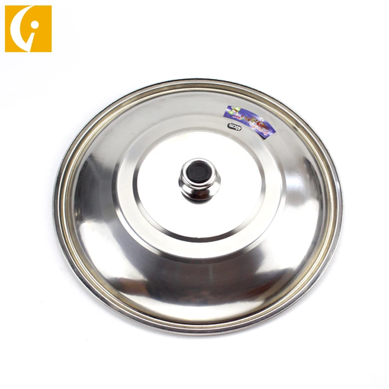 Hot sale stainless steel round cooker chinese style wok pan lid multifunction food cover