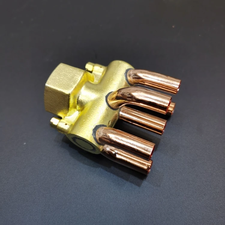 brass distributor for fan coil unit