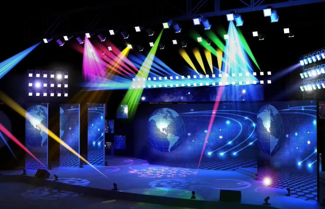 Проекционные огни атомные светодиодные 1000 Вт RGB DMX стробоскопические световые Дискотека DJ оборудование для вечеринки