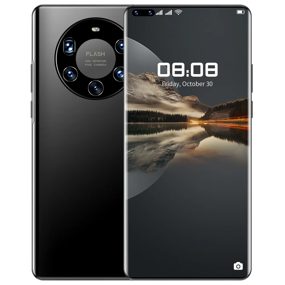 
New product mobilephone Mate40Pro + Support fingerprint unlock 12GB+512GB Large memory 7.3HD 
