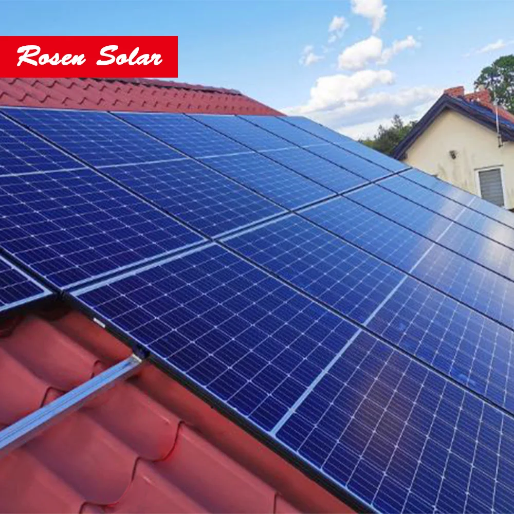 Complete Set 10KW Solar Panels System Hybrid Solar System Solar Energy Home System