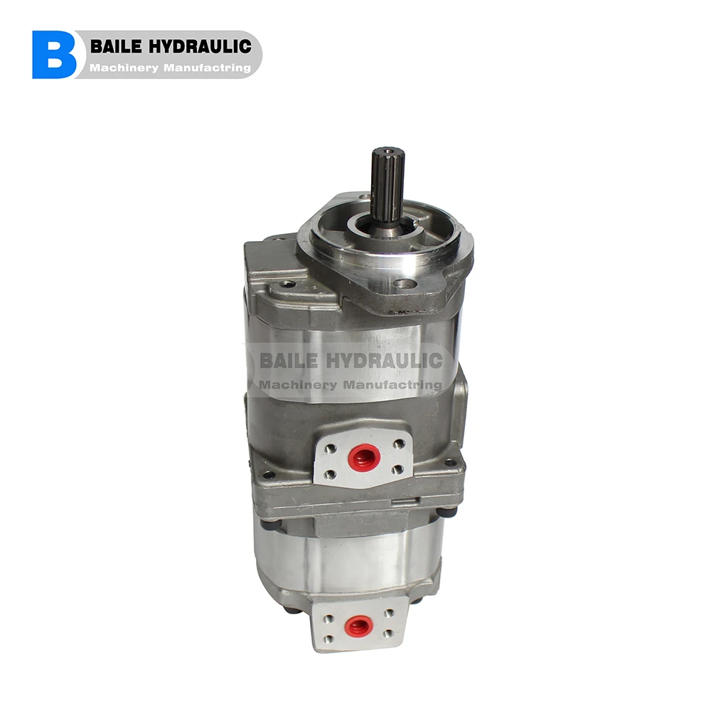 705-52-42090 705-52-42100 705-52-42220  KOMATSU Hydraulic Gear Double pump For dump truck  HD785-3
