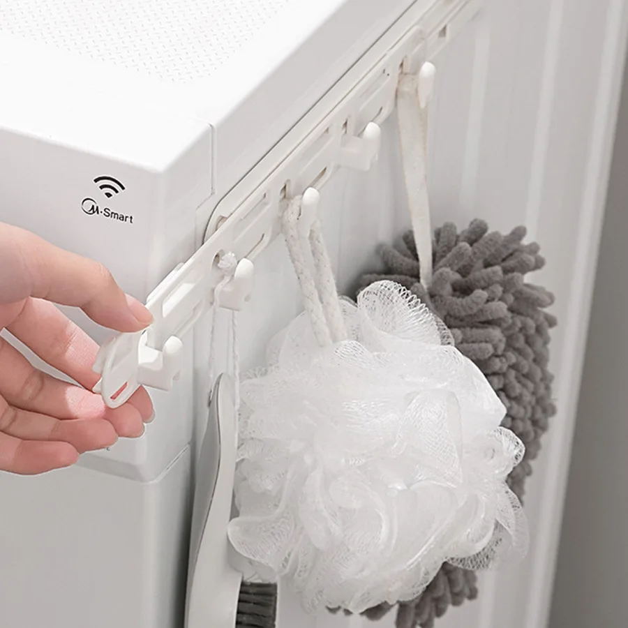 Customized Color Plastic Coat Saving Coat Hanger Wall Mounted Retractable Gap Hooks