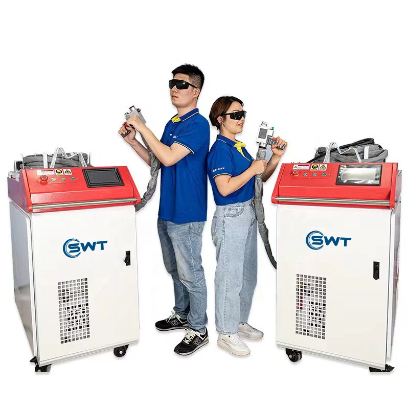 1000W 1500W 2000W 3000W Laser Cleaner Metal Rust Wood Paint Removal Oxide Layer Laser Cleaning Machine For Hub Brake Pad