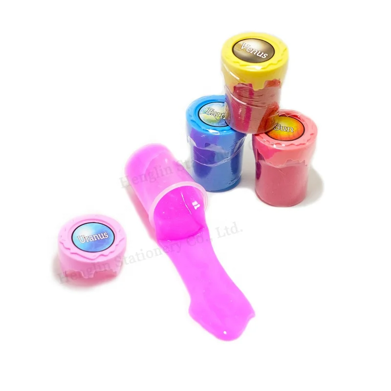 New arrival customize color soft slime making kit DIY jelly crystal mud glitter educational slime toys for children