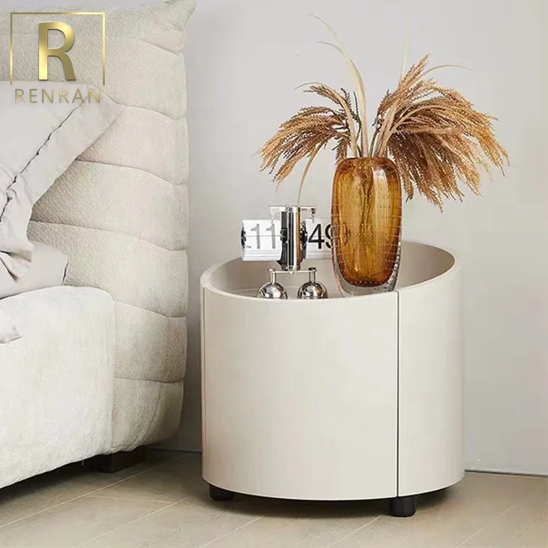 Italian elegant modern bedside table bedroom furniture wooden night stand bedside table with storage small bed tables